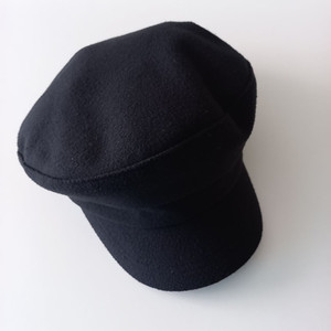 새상품급) 보이캡 블랙 모직 여성겨울모자