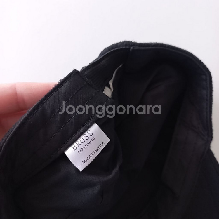 새상품급) 보이캡 블랙 모직 여성겨울모자--5