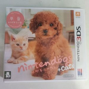 닌텐도 3ds 닌텐독스+캣츠 +칩케이스 +설명서
