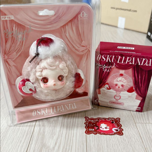 팝마트 스컬판다 날찾아봐 이어폰백, 폰스트랩