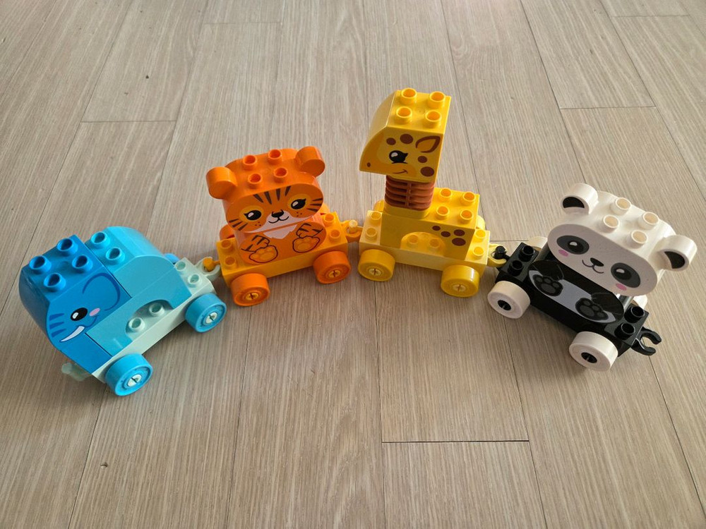 레고듀플로 10955동물기차 &10885 동물퍼즐 이미지