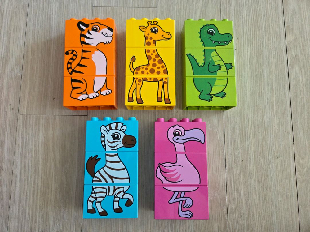 레고듀플로 10955동물기차 &10885 동물퍼즐 이미지