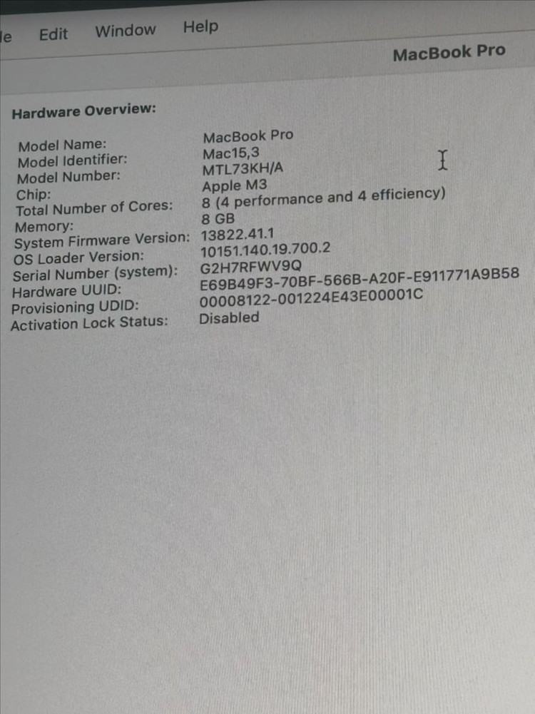 맥북프로 M4 16인치 8GB/256GB 이미지