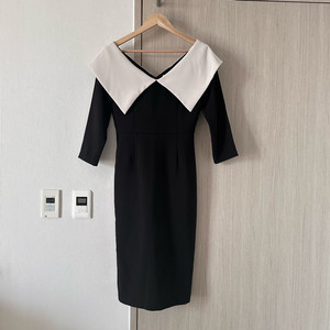 아뜨랑스 아띠블라썸 빅카라배색원피스 S