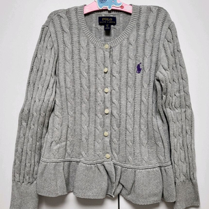 여아 폴로 프릴가디건 S/P 130사이즈 내놓습니다.