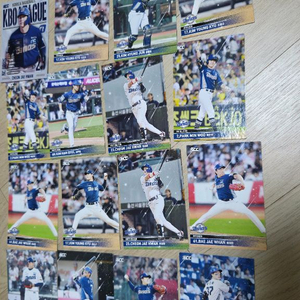 KBO카드 선수 카드. 일괄