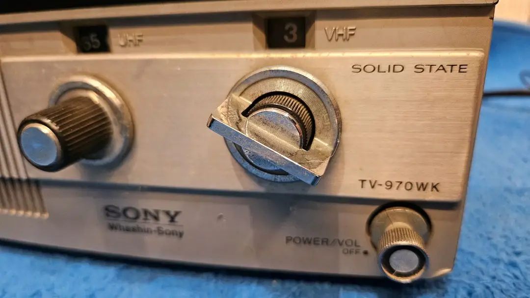 소니 티비 70년대초 흑백티비 휴대용 SONY TV-970WK 이미지