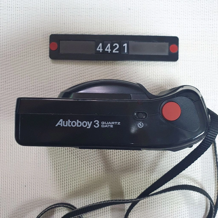 캐논 오토보이 3 데이터백 필름카메라 이미지
