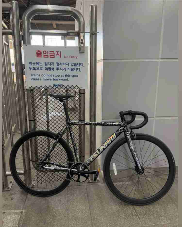 쓰나미 픽시 자전거 새상품--2