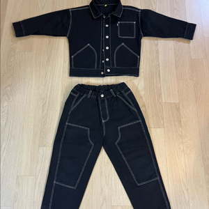 히로 HIRO 데님 셋업 블랙 120