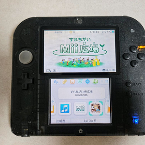 닌텐도 2DS 식빵 클리어블랙 순정