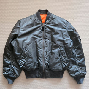 [L] 알파인더스트리 MA-1 플라이트 자켓 건메탈