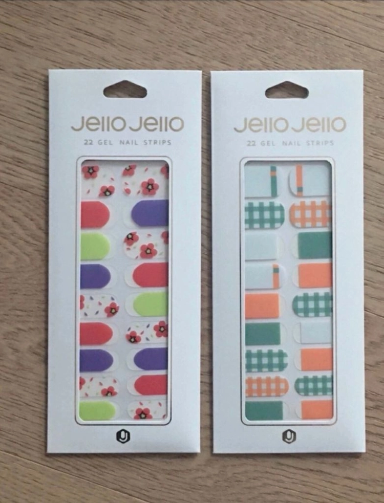 젤로젤로 Jello Jello. 젤 네일 스트립스 2종. 미개봉 새제품들 (일괄정리) 이미지