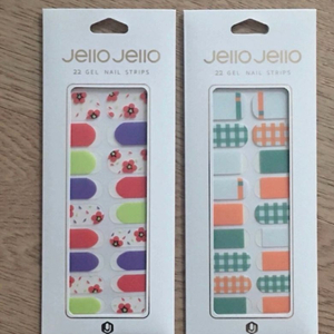 젤로젤로 Jello Jello. 젤 네일 스트립스 2종. 미개봉 새제품들 (일괄정리) 이미지