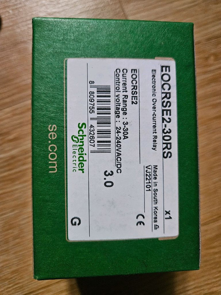 [미사용] 슈나이더 EOCR (모터보호계전기) 2종 판매합니다 (SE2-30RS / DS3-30S)--5