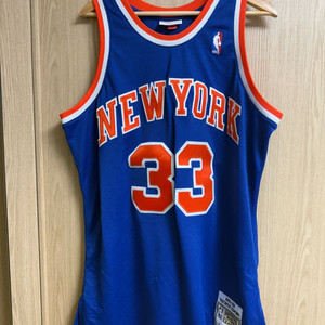 미첼앤네스 어센틱 뉴욕 닉스 33 패트릭 유잉 져지 XL