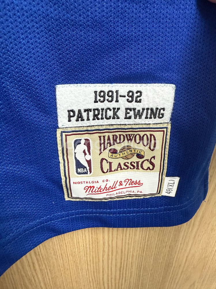 미첼앤네스 어센틱 뉴욕 닉스 33 패트릭 유잉 져지 XL--1