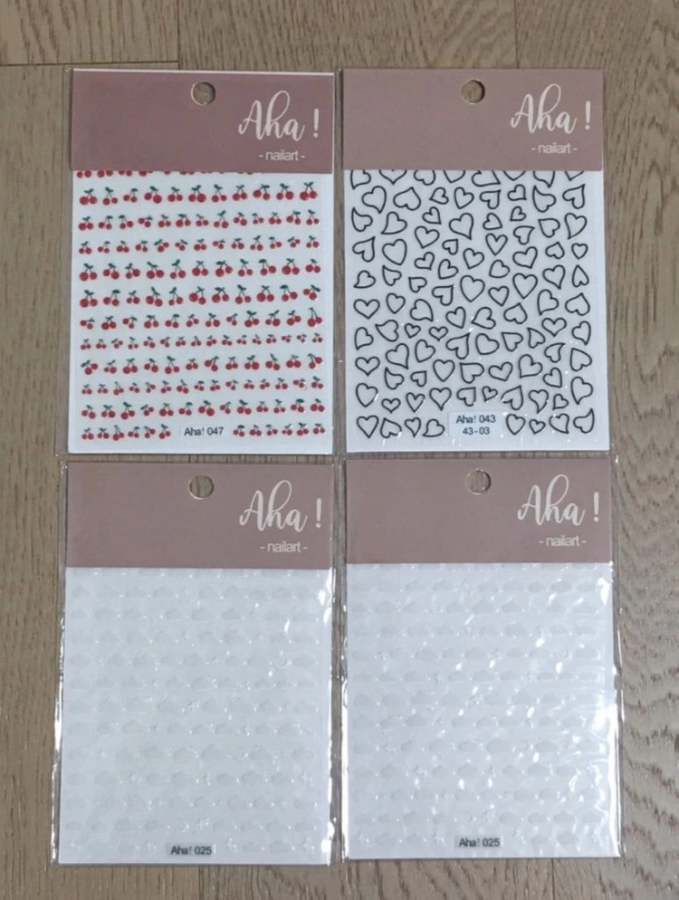 젤로젤로 Jello Jello. 네일스티커 4P. 미개봉 새제품들 (일괄정리) 이미지