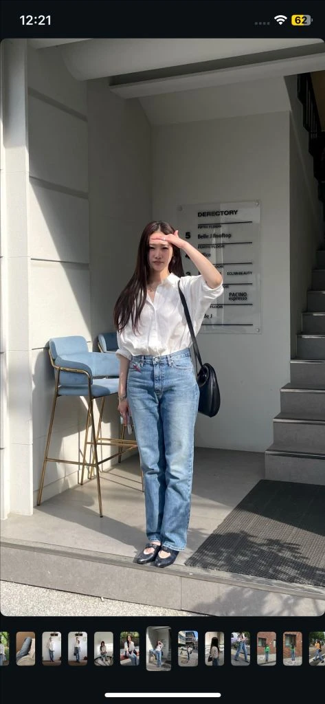 쉬이즈큐트 아쿠아데님 2사이즈 새상품 이미지