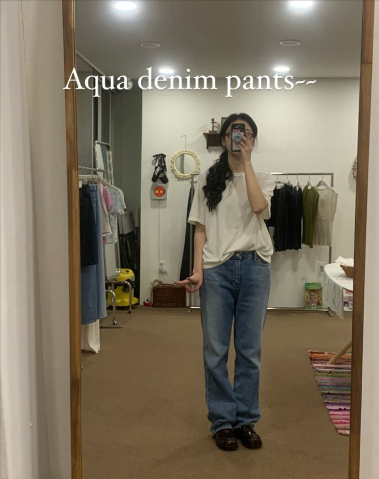 쉬이즈큐트 아쿠아데님 2사이즈 새상품 이미지