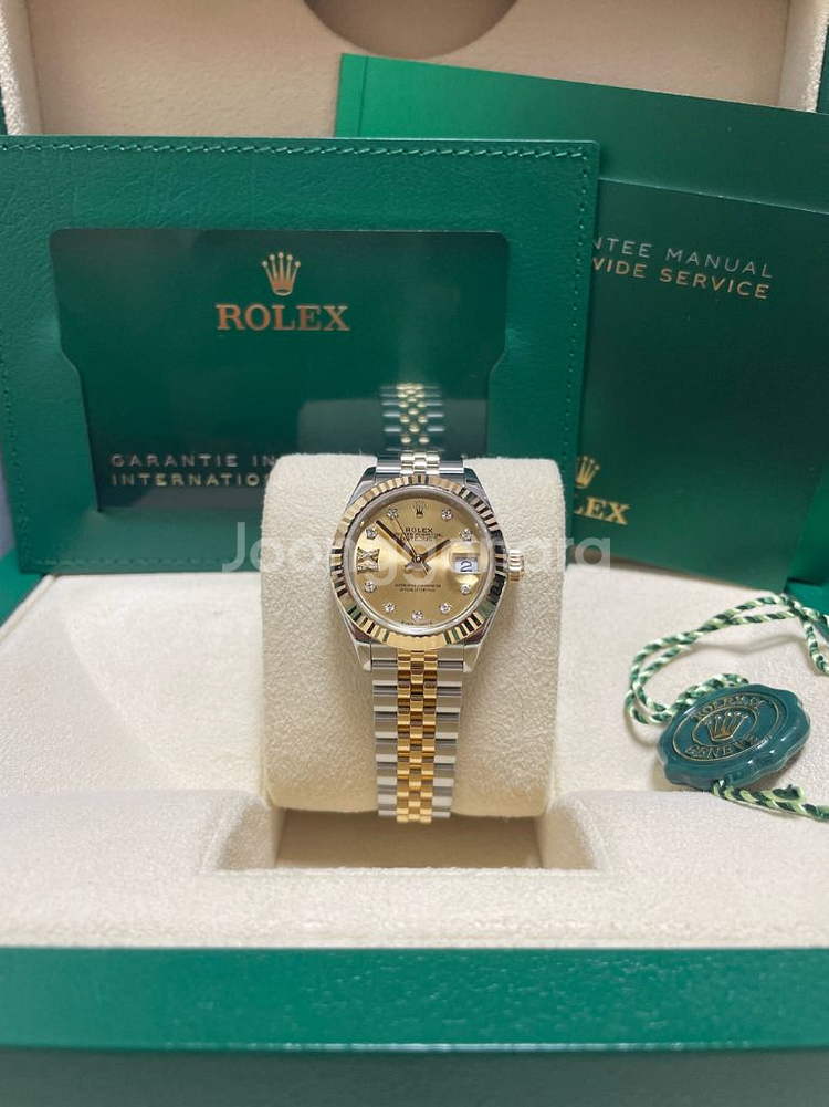 로렉스 신형 데이저스트 샴페인 별다이아 콤비 28mm--4