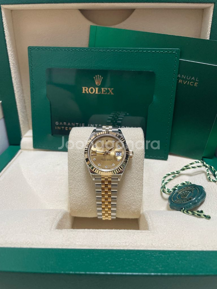 로렉스 신형 데이저스트 샴페인 별다이아 콤비 28mm--8