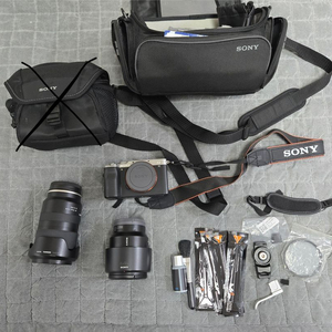 소니 a7c+소니 85mm f1.8+탐론 28-75 g1 세트