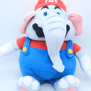 슈퍼마리오 원더 코끼리 마리오 누이 인형