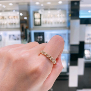 정가50만원 로이드14k 볼프레임 반지 14호 로즈골드 LRS22020G 33만원에 판매.