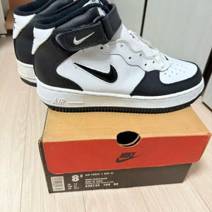 [265]96데드스탁 달마시안 나이키 에어포스1 블랙/화이트 이미지