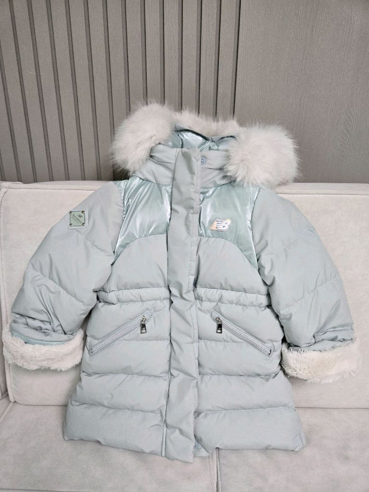 뉴발란스 유아 롱패딩 사이즈110--1