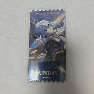 붕괴스타레일 붕스 선데이 구매 특전 티켓 포카 포토카드 중국 한정 이미지