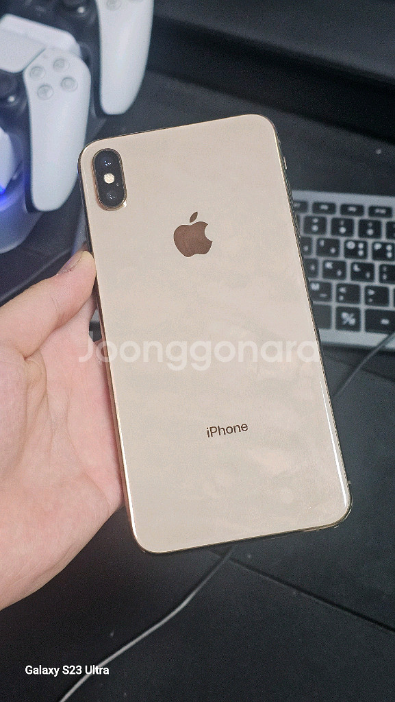 (해외판) 아이폰 XS Max 골드 256gb--5