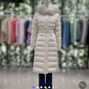 [새상품]듀엘 폭스퍼 슬림 구스 롱 다운