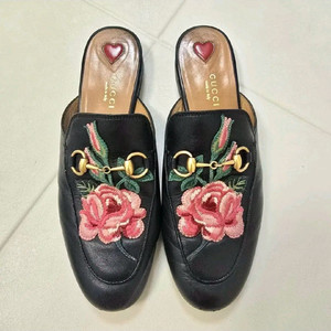 (정품) 구찌 프린스타운 장미자수 로퍼 슬리퍼 신발