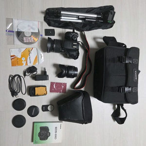 캐논 카메라 EOS 600D + 18-55mm + 50mm 렌즈 풀세트