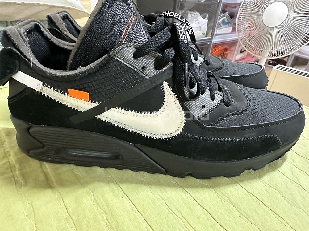 오프화이트 맥스 90 블랙 v2 310사이즈--3