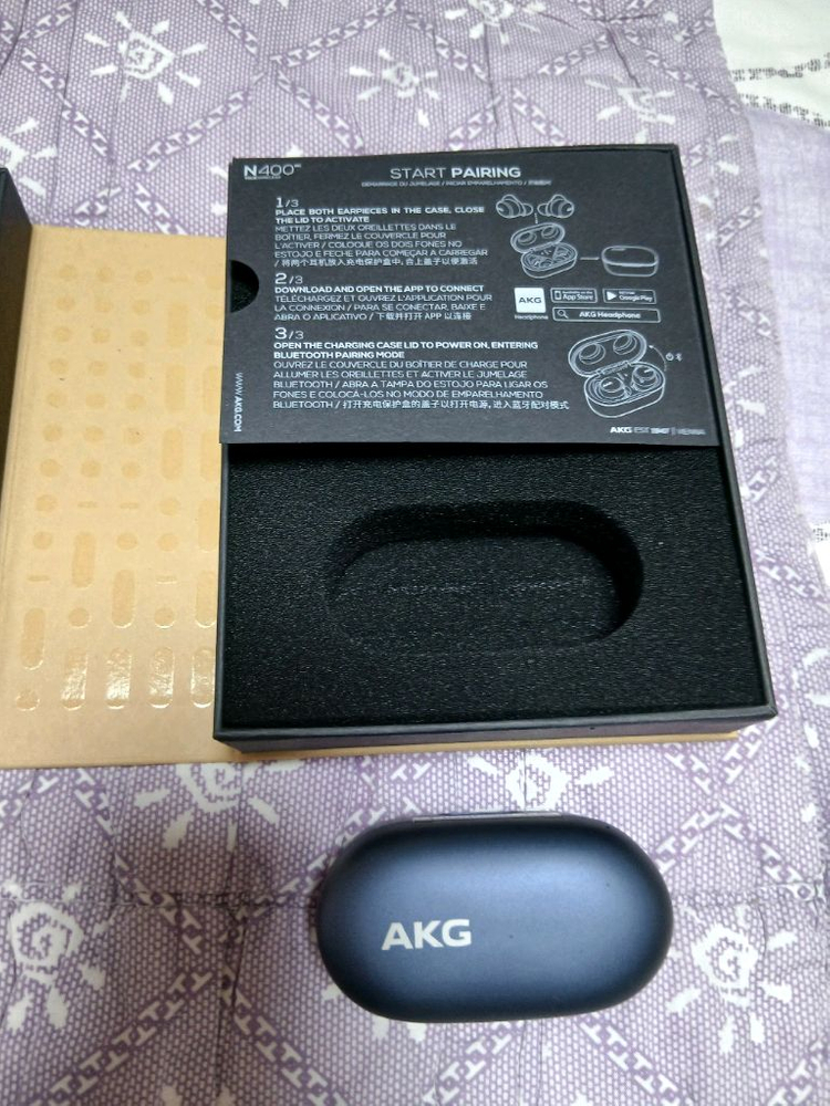 AKG n400 무선 이어폰--2
