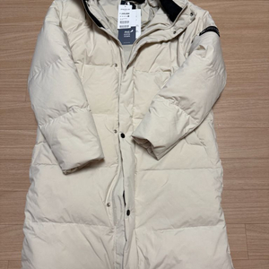 폴햄 구스다운 롱패딩 160 베이지