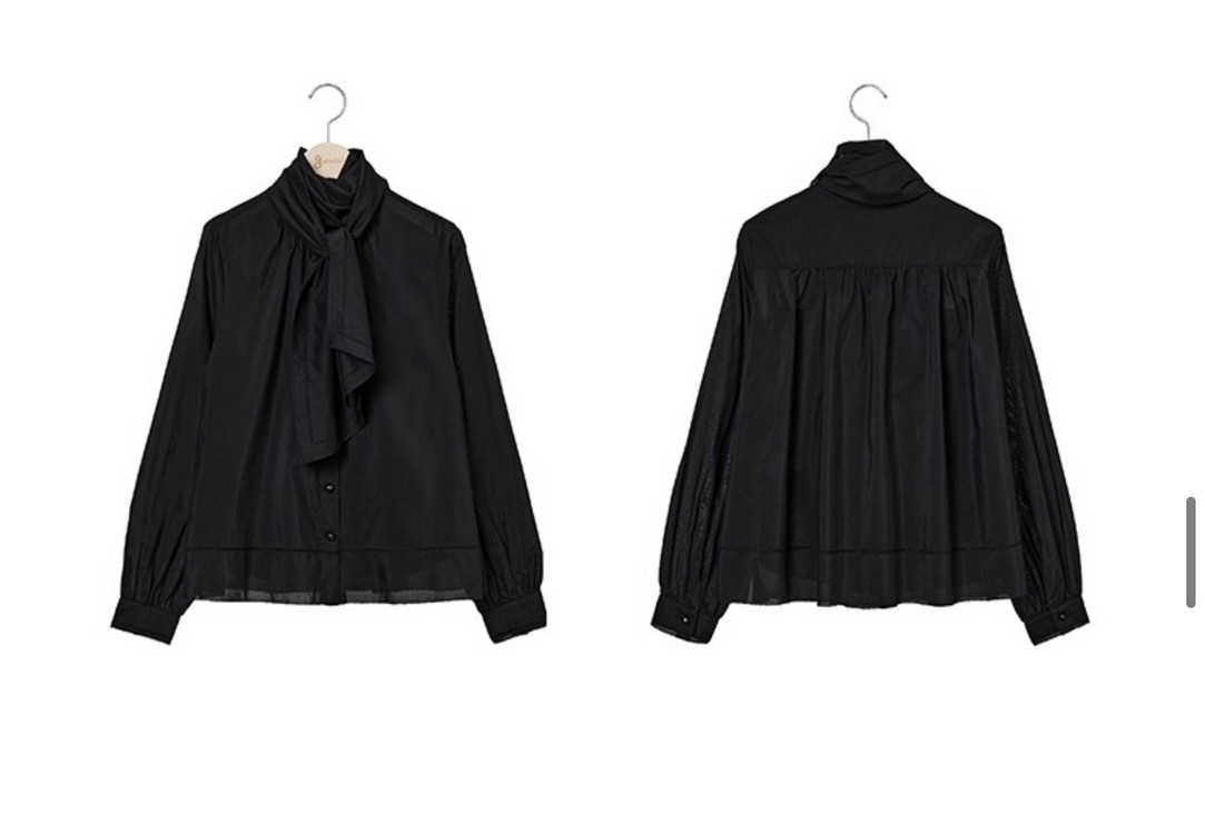 지스튜디오 실크코튼 블라우스 이미지