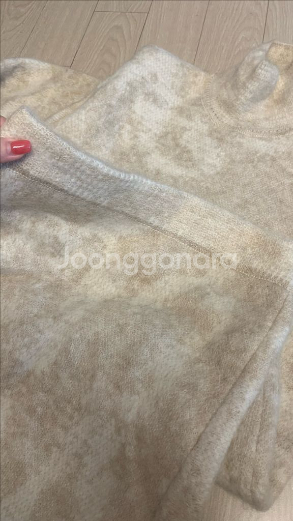 한파가능, 세트 90만원대)한섬 오브제 Obzee 알파카 투피스 세트 (라이트 베이지) 타임 시에 유메르--3