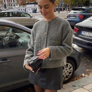 마시모두띠 부클자켓 s사이즈 그레이 새상품