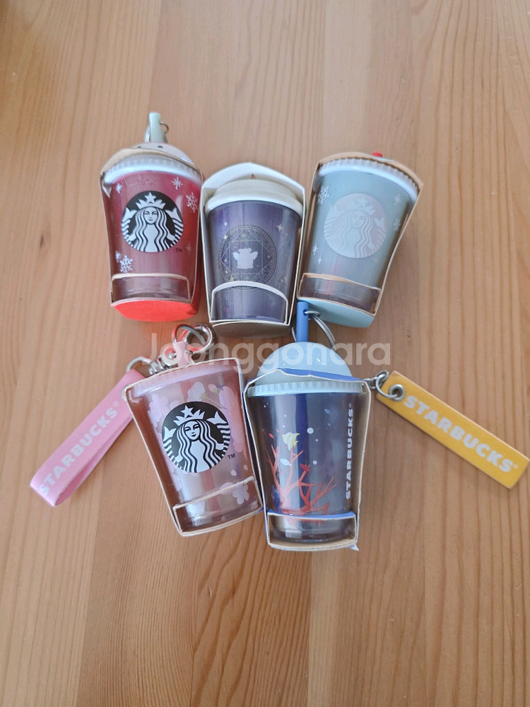 스타벅스 오나먼트 키링 키체인 열쇠고리 인테리어 장식 체리블라썸 뉴이어 크리스마스 액세서리 가방 소지품--0