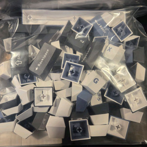 독거미 f87 기본 키캡 영문판 (스타트랙 색상)