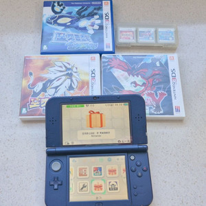 닌텐도 3DS XL + 포켓몬게임 3종