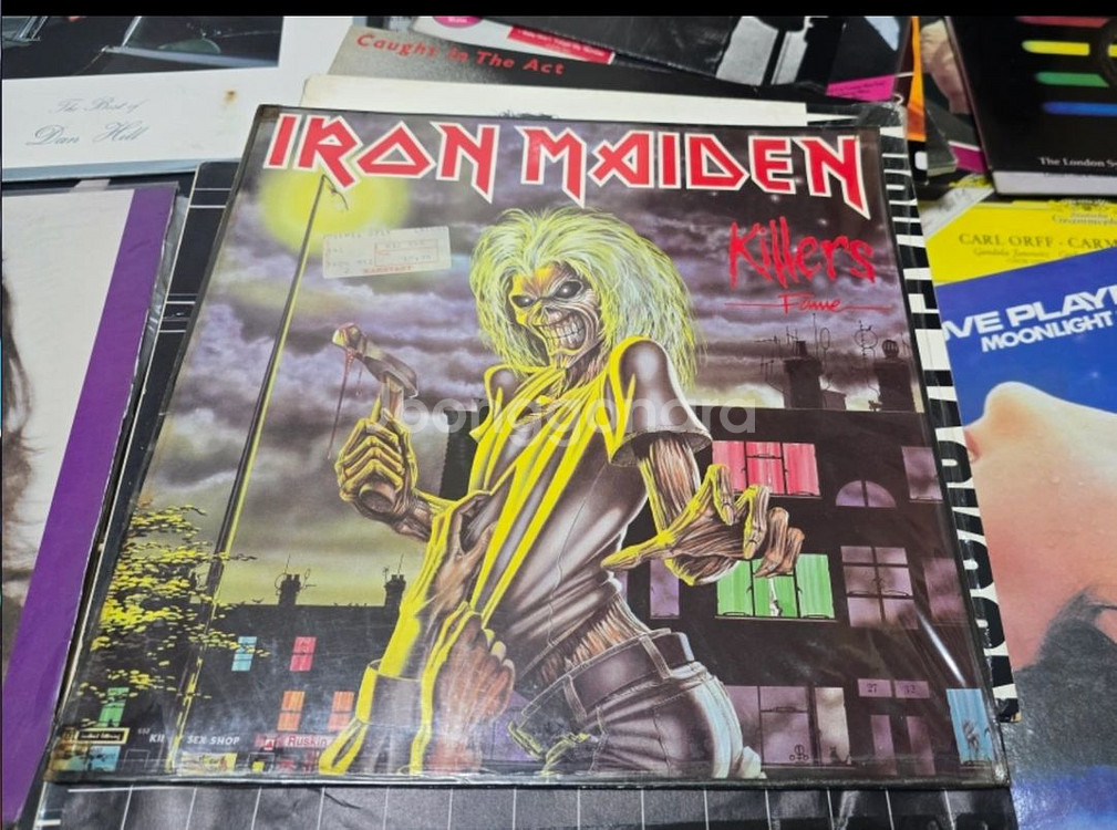 LP IRON MAIDEN 2집 KILLERS 유럽판--3