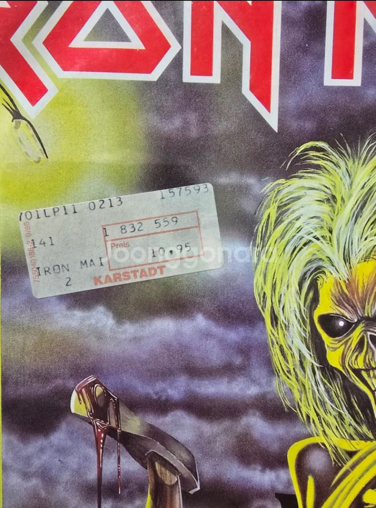 LP IRON MAIDEN 2집 KILLERS 유럽판--4