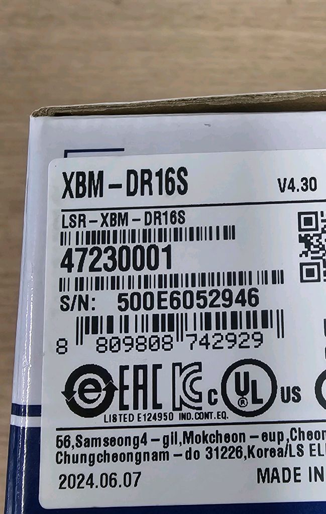 ls산전 plc xbm dr16s 3ea 이미지
