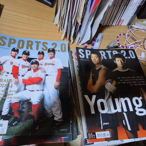 잡지스포츠2.0 40권판매(sk와이번스 문성민 김선우등)