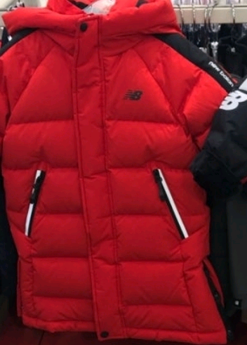 155사이즈)뉴발란스 키즈 오리털 롱패딩--7